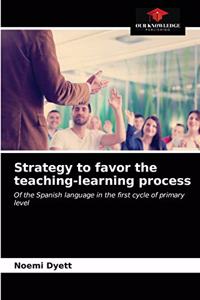 Strategy to favor the teaching-learning process