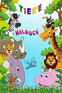 Tiere Malbuch