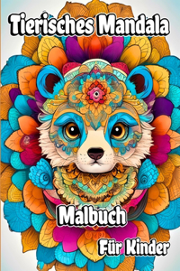 Tierisches Mandala Malbuch für Kinder