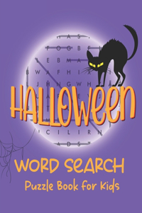 Halloween Word Search Puzzle Book For Kids