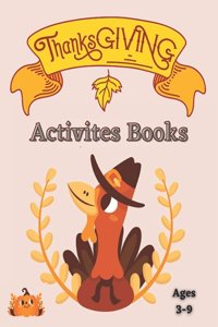Thanksgiving Activity Book Ages 3-9