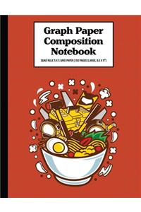 Graph Paper Composition Notebook Quad Rule 5x5 Grid Paper - 150 Sheets (Large, 8.5 x 11