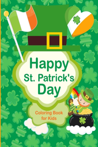 Happy St. Patrick's Day Coloring Book for Kids