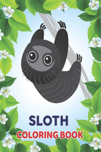 Sloth Coloring Book