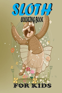 Sloth Coloring Book For Kids