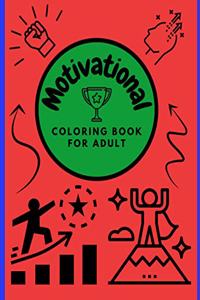 Motivational Coloring Book For Adult