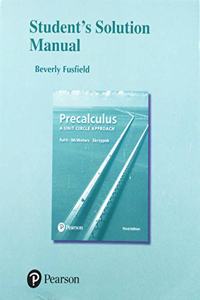 Student Solutions Manual for Precalculus