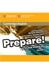 Cambridge English Prepare! Level 1 Class Audio CDs