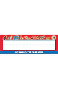 Delaware Nameplates - Pack of 36