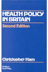 Health Policy in Britain