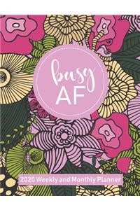 Busy AF 2020 Weekly and Monthly Planner