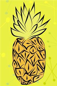 Pineapple Mid Century Modern - Atomic Age - Daily Journal Notebook