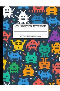 Composition Notebook Graph Paper 4x4