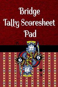 Bridge Tally Scoresheet Pad