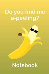 Funny Banana Peel Notebook