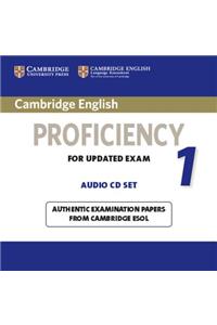 Cambridge English Proficiency 1 for Updated Exam Audio CDs (2): Authentic Examination Papers from Cambridge ESOL
