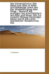 Der Universalismus