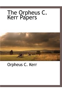 The Orpheus C. Kerr Papers