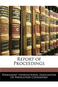 Report of Proceedings