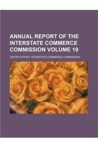 Annual Report of the Interstate Commerce Commission Volume 19