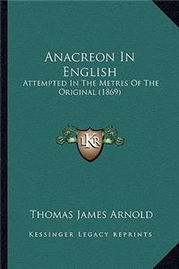 Anacreon in English