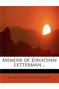 Memoir of Jonathan Letterman ..