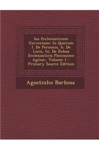 Ius Ecclesiasticum Universum