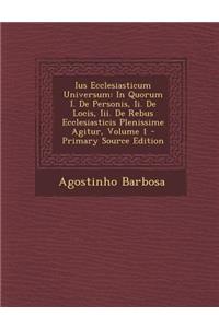 Ius Ecclesiasticum Universum