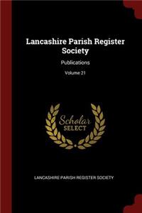 Lancashire Parish Register Society