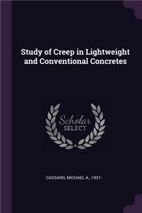 Study of Creep in Lightweight and Conventional Concretes