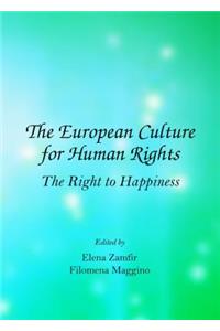 The European Culture for Human Rights