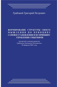 Formirovanie Struktury Svoego Myshlenija Po Principu Samovosstanovlenija I Po Principu Upravlenija Sobytijami