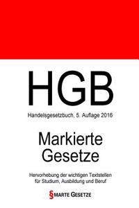 Hgb 2016, Handelsgesetzbuch, Smarte Gesetze, Markierte Gesetze, 5. Aufl. 2016