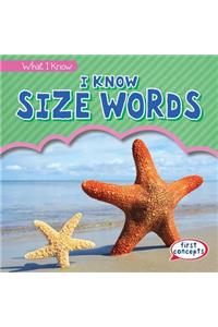 I Know Size Words