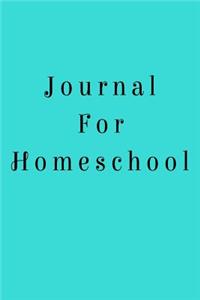 Journal For Homeschool