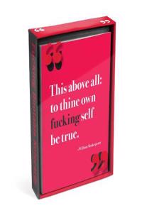 Knock Knock Fucking Quote Notecards