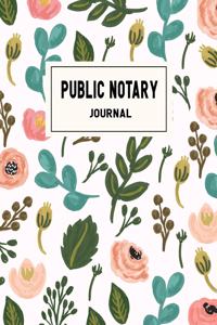 Public Notary Journal