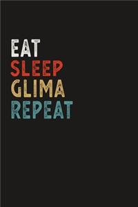 Eat Sleep Glima Repeat Funny Sport Gift Idea