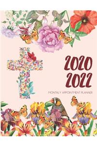 2020-2022 Three 3 Year Planner Christian Monthly Calendar Gratitude Agenda Schedule Organizer