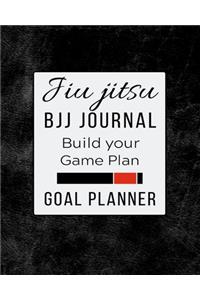 Jiu jitsu BJJ Journal Build Your Game Plan Goal Planner