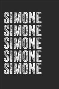 Name SIMONE Journal Customized Gift For SIMONE A beautiful personalized