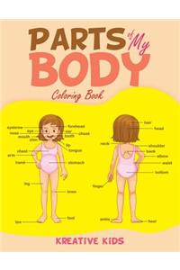 Parts of My Body Coloring Book