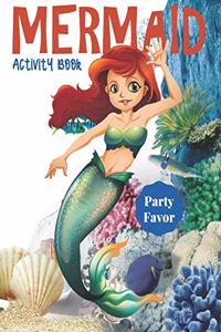 Mermaid Activity Book Party Favor
