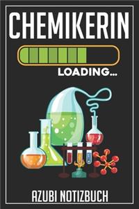 Chemikerin Loading... Azubi Notizbuch