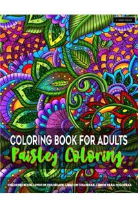 Coloring Book for Adults - Paisley Coloring