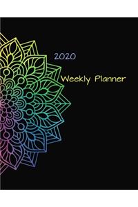 2020 Weekly Planner: A Mandala Monthly and Yearly Calendar