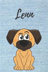 Personalisiertes Notizbuch - Hunde Lenn