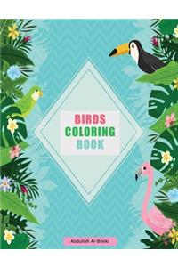 Birds Coloring Book: For Kids Ages 6-8, 9-12 (Coloring Books for Kids) / 100 pages / 8.5 x 11 in