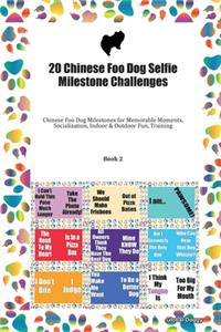 20 Chinese Foo Dog Selfie Milestone Challenges