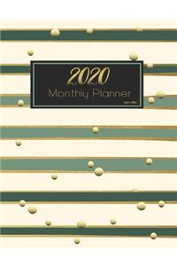 2020 monthly planner jan-dec